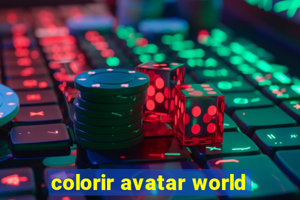 colorir avatar world